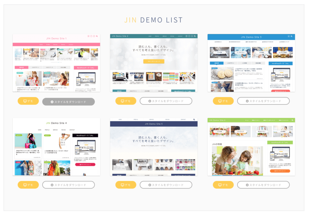 JIN 着せ替え