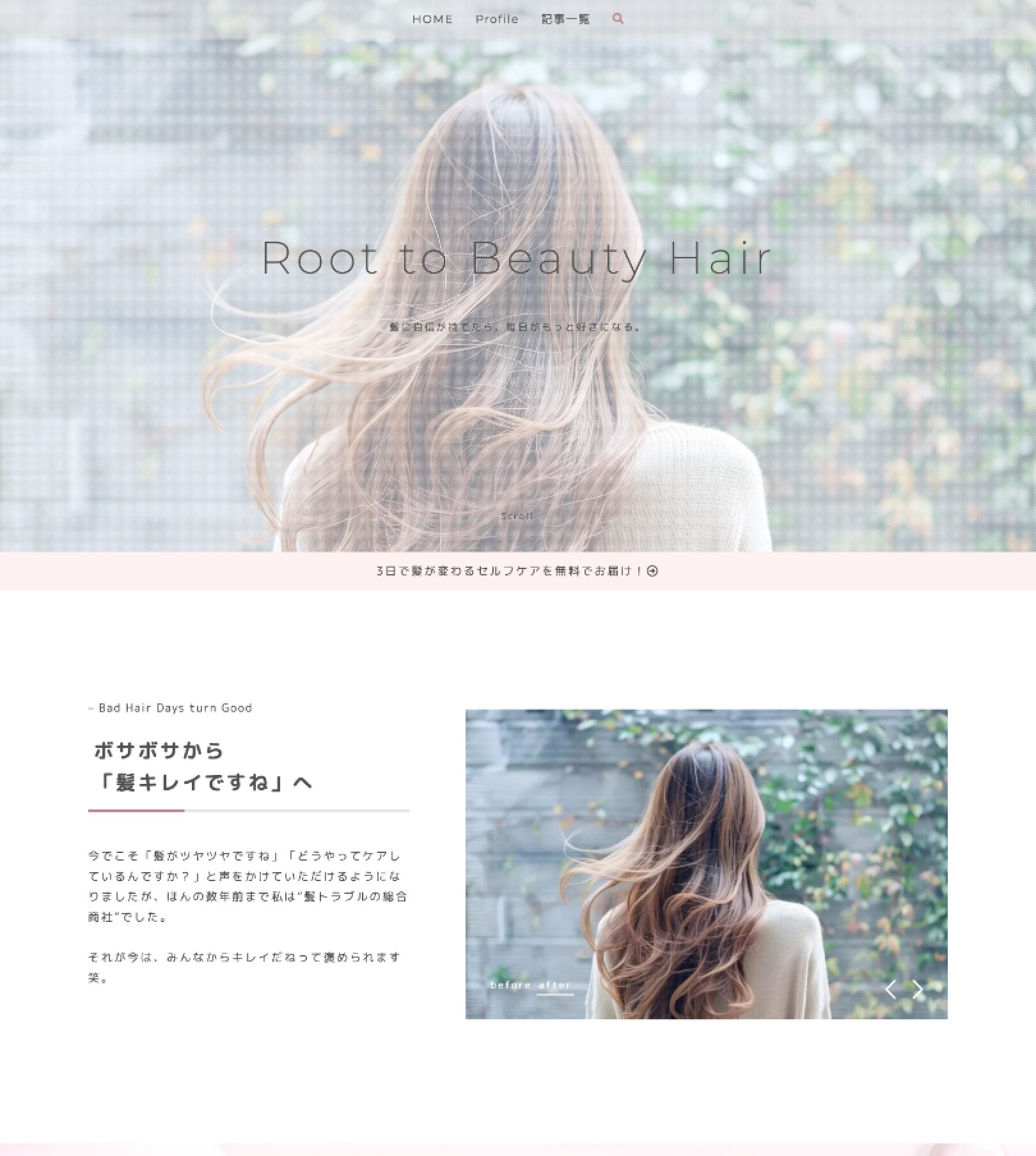 cocoon デモサイト トップページ